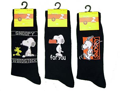Mens Snoopy Character Socks