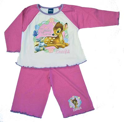 Childrens Baby Bambi Pyjamas 2.60 each