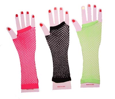 Long Fishnet Gloves