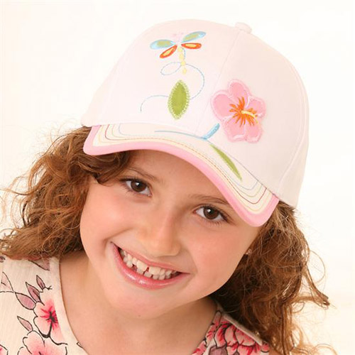 Girls Embroidered Baseball Hat