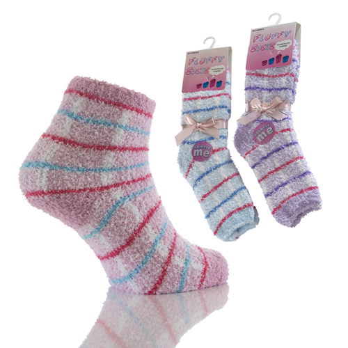 Fluffy Socks Stripe