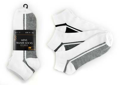 Mens Trainer Socks 6-11 *23p Per Pair*