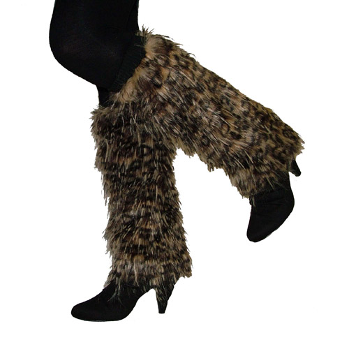 Faux Furry Leg Warmer
