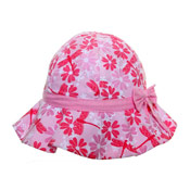 Girls Bush Hats With Bow