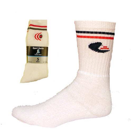 Mens Logo Sport Socks 5 Pack
