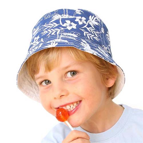 Boys Fancy Reversible Bush Hat