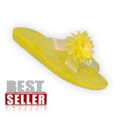 Ladies Jelly Sandals Yellow