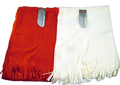 Ladies Polar Fleece Scarves BLACK ONLY
