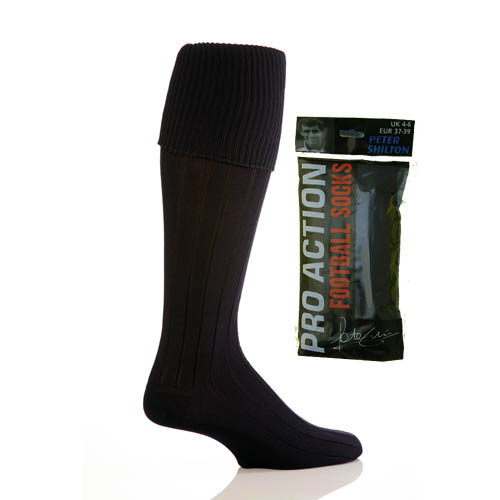 Mens Football Socks Black 6-11
