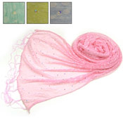 Fashion Scarf Diamante with Spots