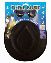 Total Blues Hat and Glasses Set