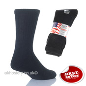 Black Sport Socks Washington 5 Pack