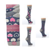 Stripe Ankle Socks With Hearts