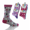 Fancy Ankle Socks Hearts