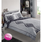Opula Black Duvet Set Bedding