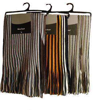 Mens Stripe Fashion Scarves