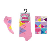 Trainer Socks Argyle Print