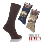 Aler Mens Lambswool Non Elastic Socks
