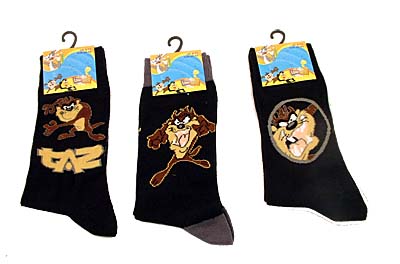 Mens Looney Tunes Socks Taz