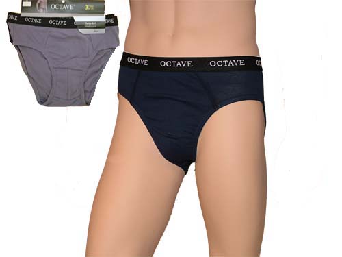 Mens Octave Brief with Elastic Top