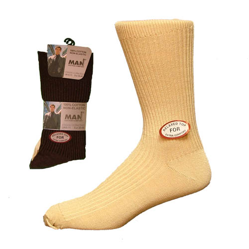 Mens Non Elastic Socks Man Basic