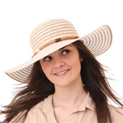 Ladies Wide Brim Straw Hats