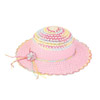 Girls Straw Hat with Diamante & Flowers