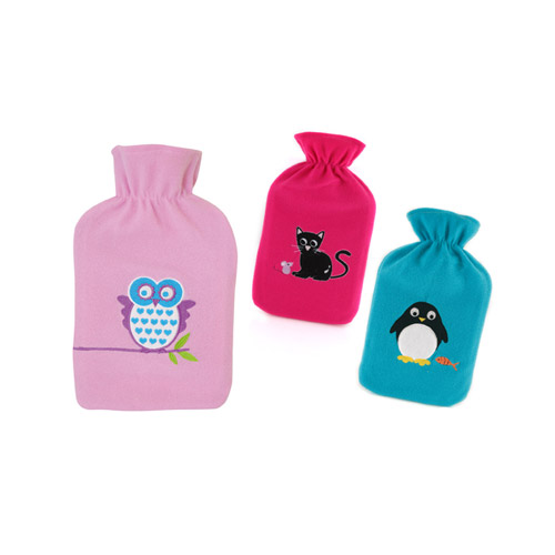 Fleece Hot Water Bottles with Print