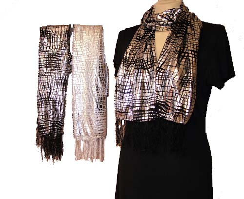 Silk Patterned Scarf