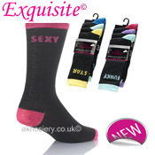 Ladies Exquisite Socks with Slogan