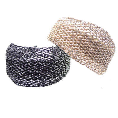 Alice Band with Metallic Plait