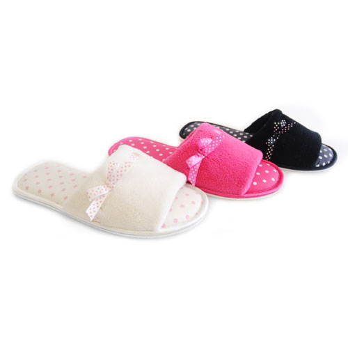 Spotty Open Toe Mules
