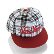 New York Snapback Baseball Caps Checkered
