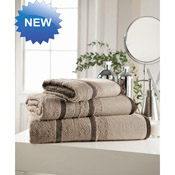 Egyptian Cotton Bath Towel Coffee Stripe