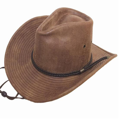Light Brown Faux Leather Stetson