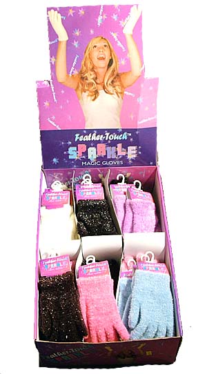 Feather Touch Sparkle Glove 62p each