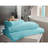 Combed Cotton Hand Towel Turquoise