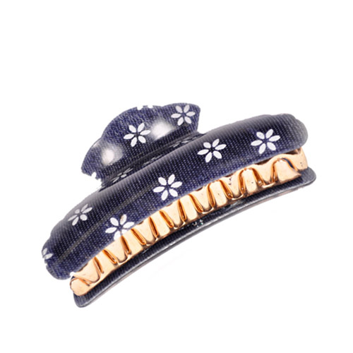 Large Hair clamp with patterns