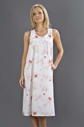 Sleeveless Jersey Nightdress
