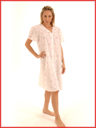 Ladies Nightie Polycotton V-Neck