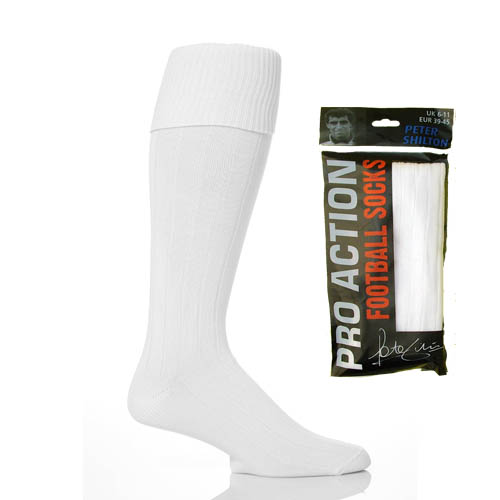 Mens Football Socks White 6-11