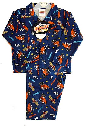Boys Roary Winciette Flannel Pyjamas 2.75