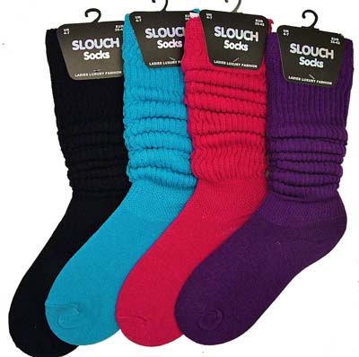 Ladies Slouch Socks 4-7