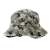Childrens Bush Hat Camo Reversible