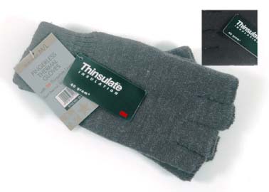 Adult Fingerless Thinsulate Gloves