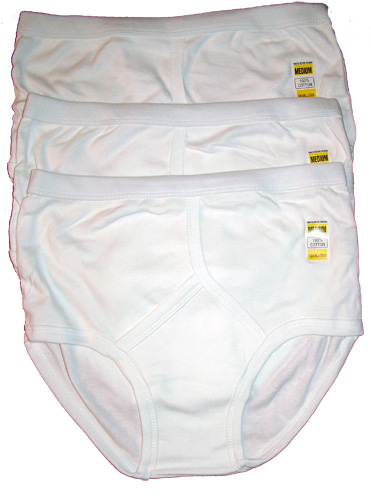 Mens White Briefs Y Fronts