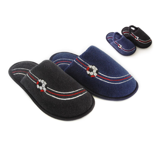 Childrens Football Slippers