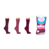 Ladies Gentle Grip Socks Plain Colours