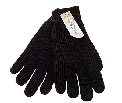 Mens Heavy Knit Glove Thermal 61p