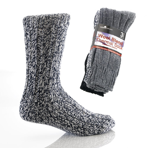 Mens Wool Blend Socks